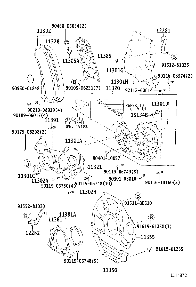 11320-0L010 CASE ASSY, TIMING GEAR product image
