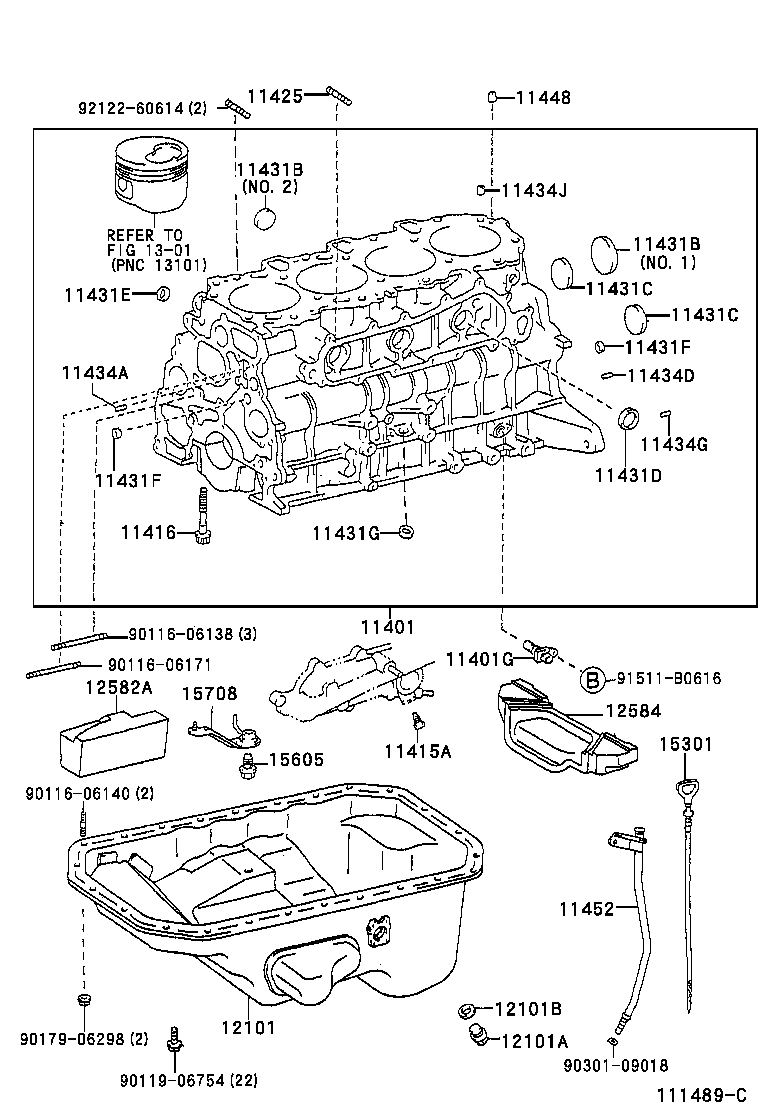 12101-05040 PAN SUB-ASSY, OIL product image