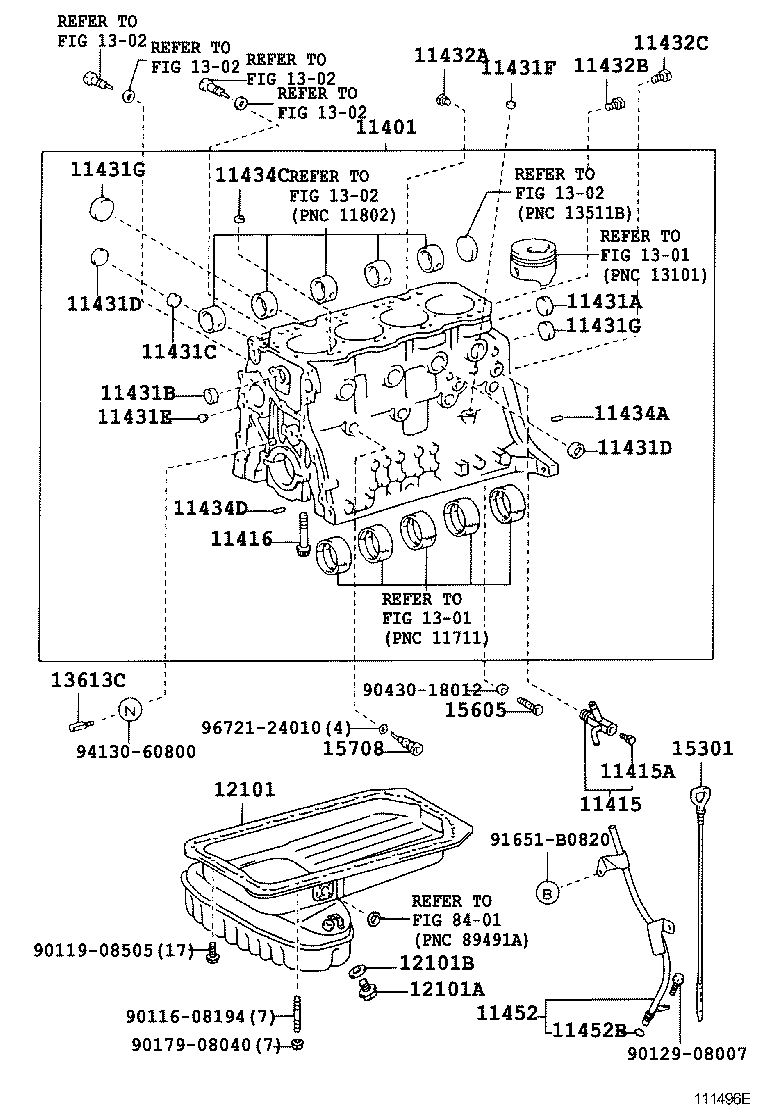 11409-75060 GUIDE, OIL LEVEL GAGE product image