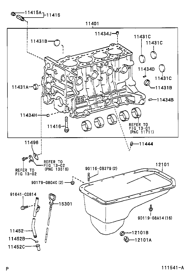90080-92018 GASKET, CYLINDER BLOCK SIDE COVER, NO.2 product image