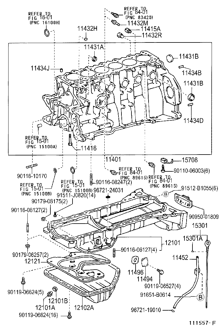 11401-49705 BLOCK SUB-ASSY, CYLINDER product image