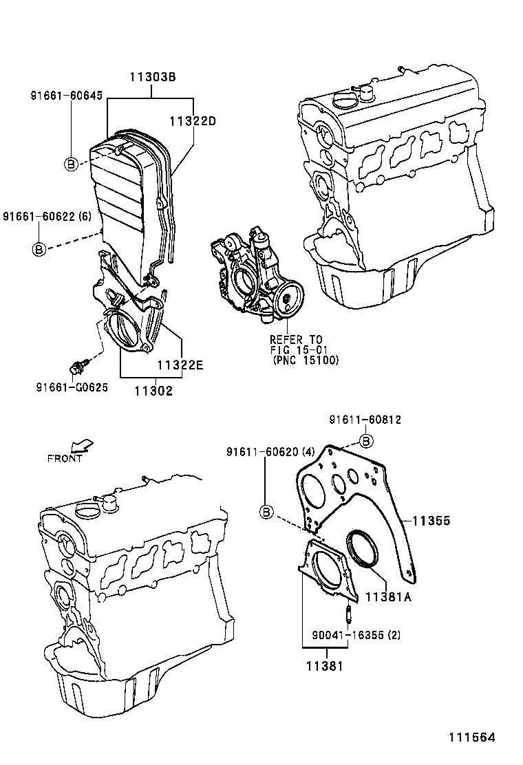 90043-03082 GASKET, TIMING BELT COVER, NO.2 product image