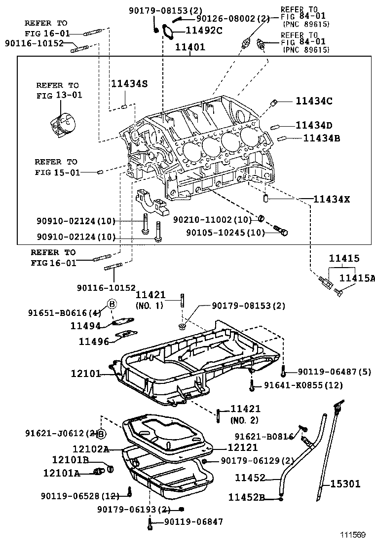 11401-49705 BLOCK SUB-ASSY, CYLINDER product image