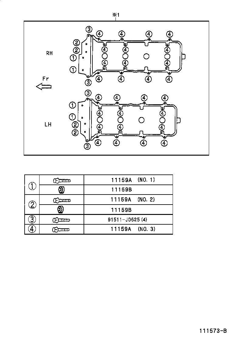 11201-46070 COVER SUB-ASSY, CYLINDER HEAD product image