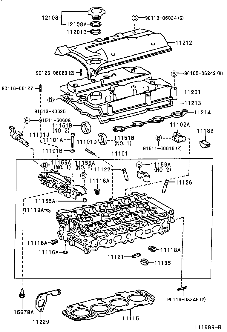11213-88580 GASKET, CYLINDER HEAD COVER product image