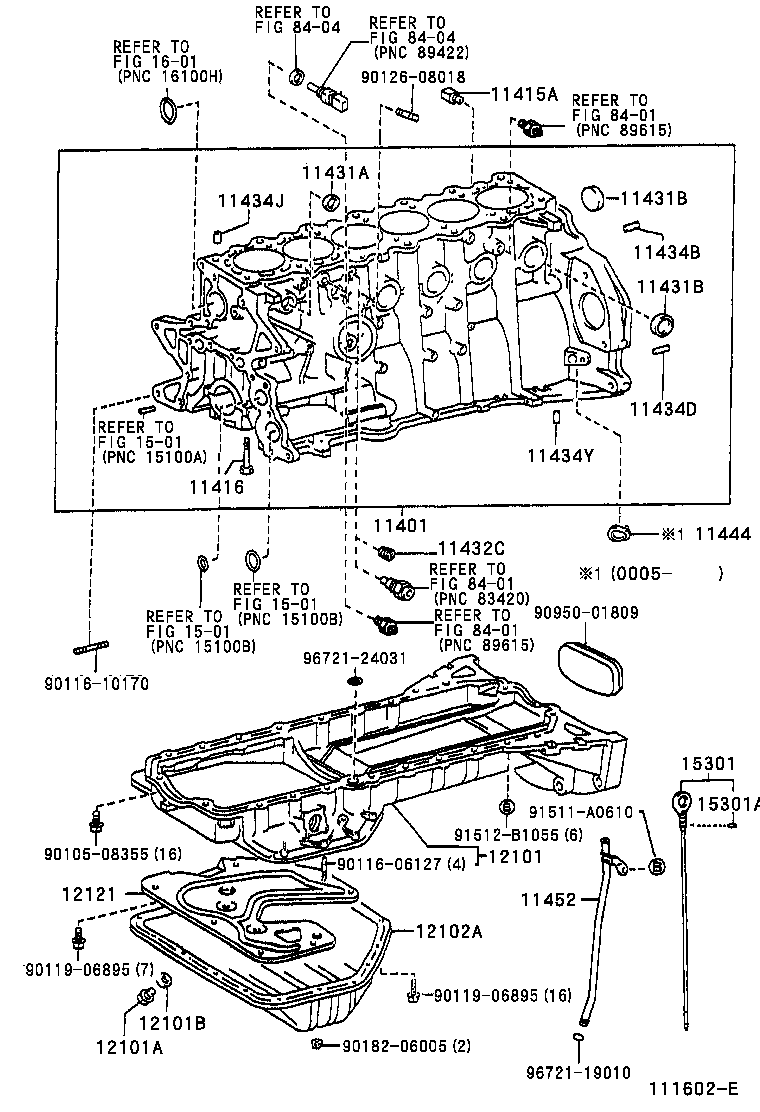 11401-49705 BLOCK SUB-ASSY, CYLINDER product image
