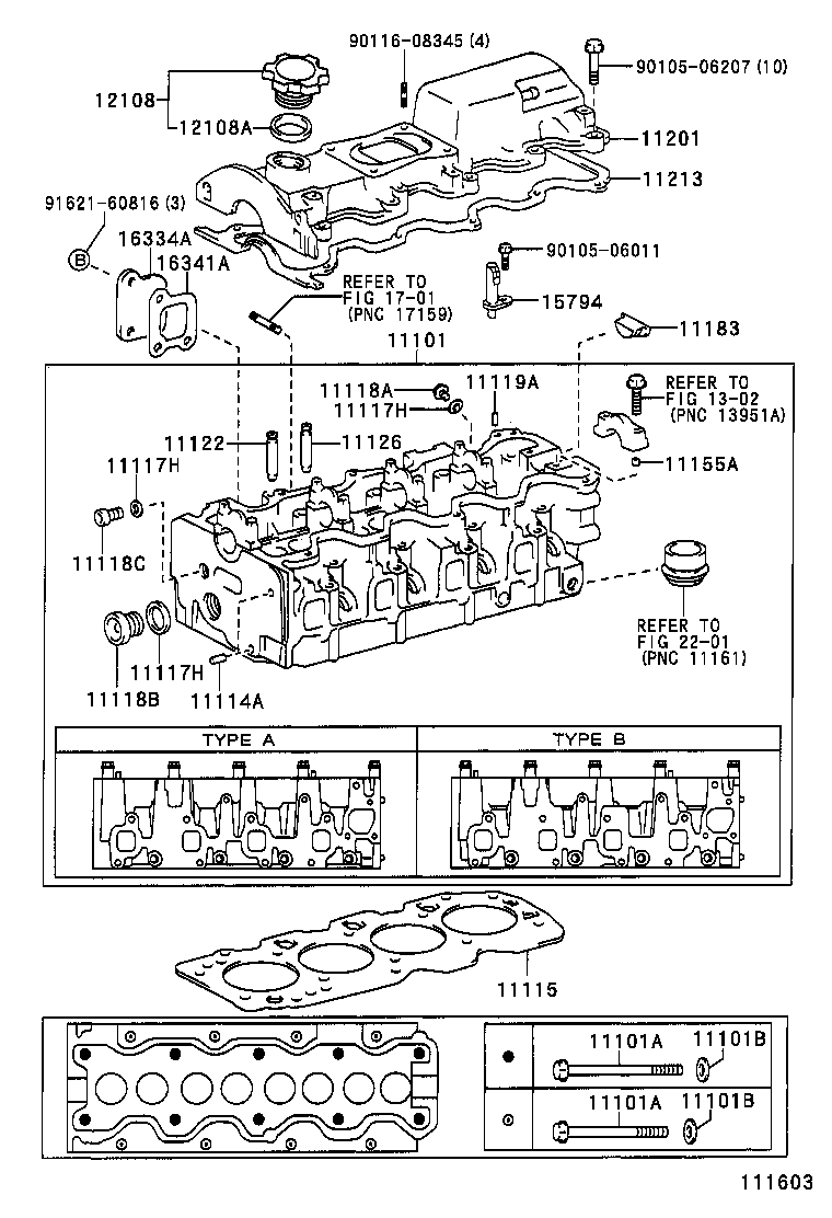 11101-09010 HEAD SUB-ASSY, CYLINDER product image