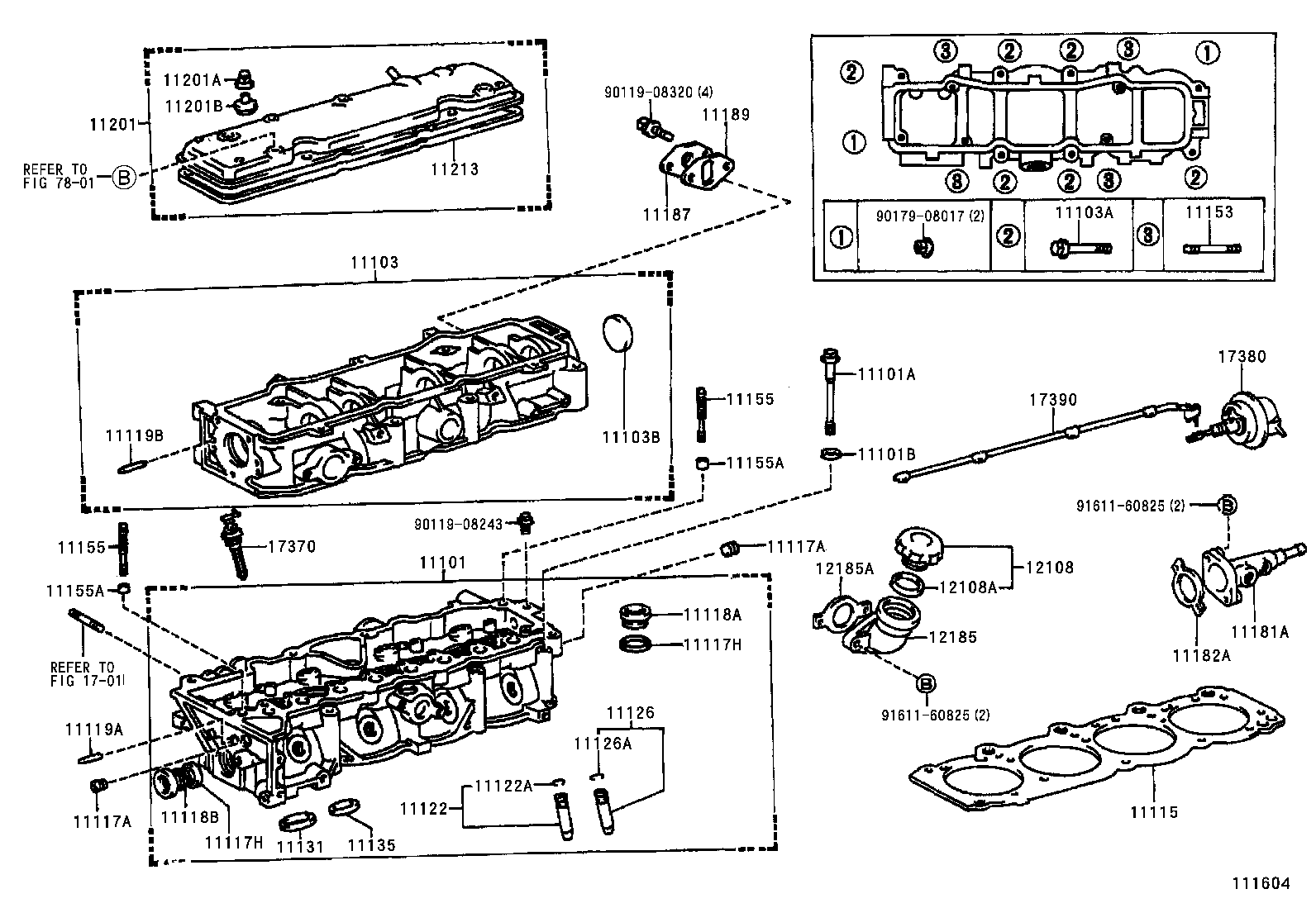 11101-69035 HEAD SUB-ASSY, CYLINDER product image