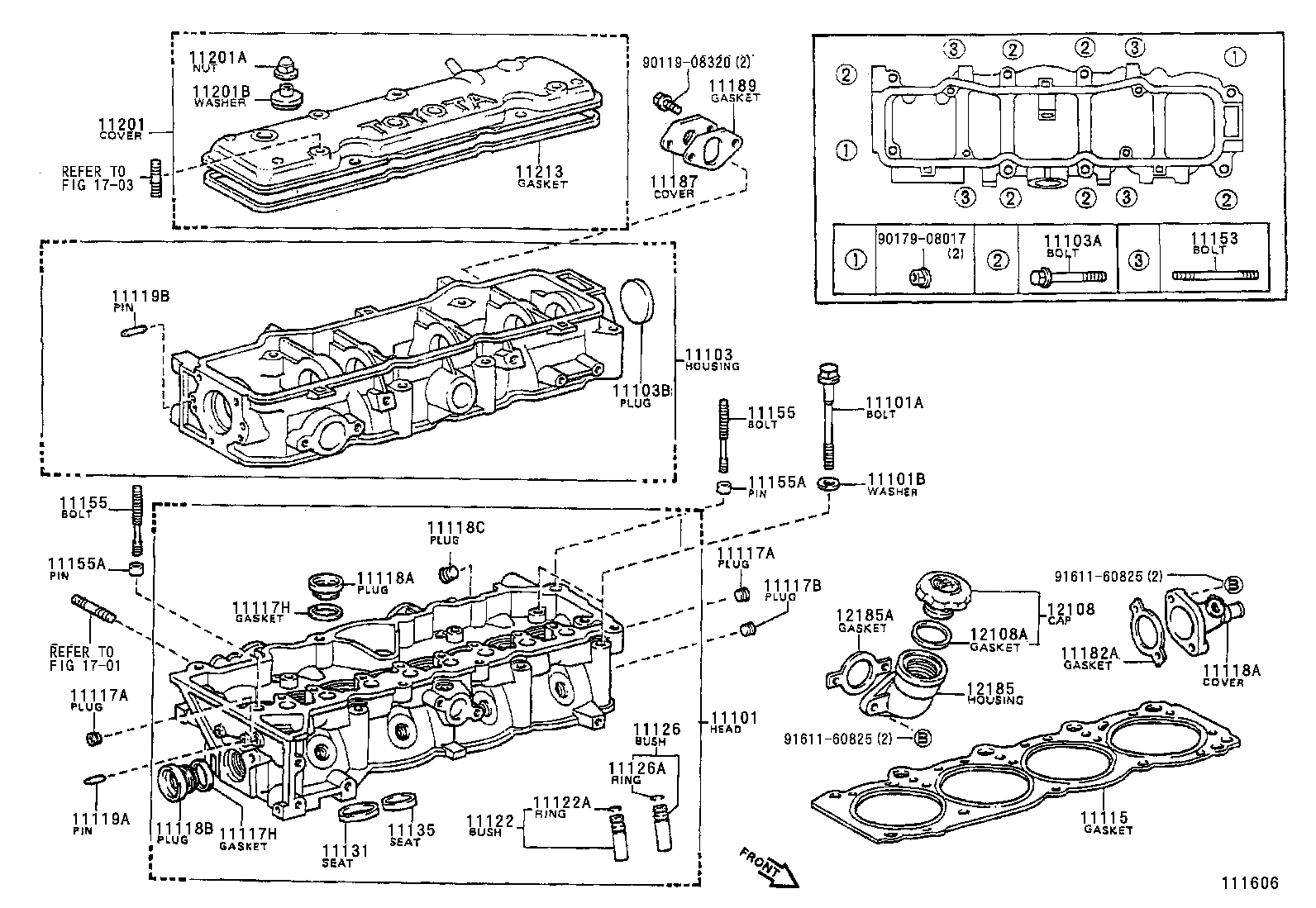 11201-64070 COVER SUB-ASSY, CYLINDER HEAD product image