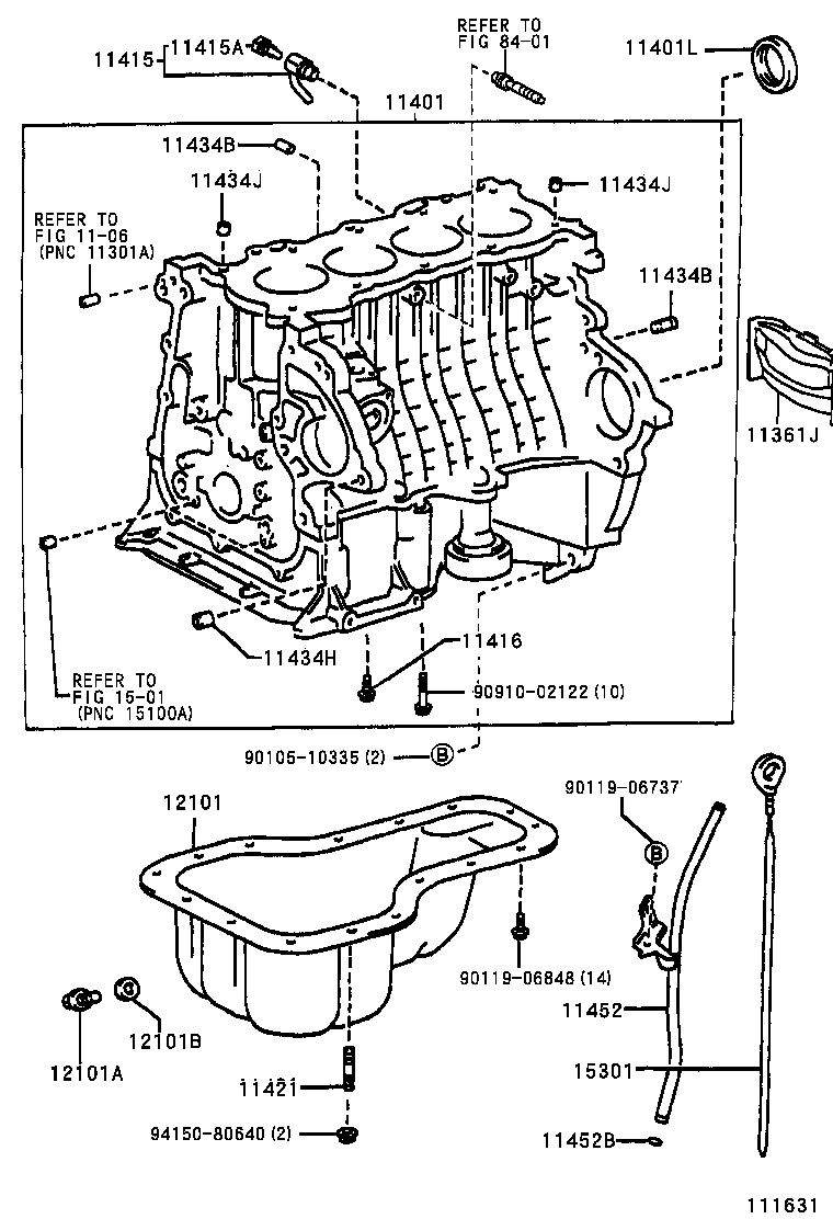 11448-64010 ORIFICE, CYLINDER BLOCK OIL product image