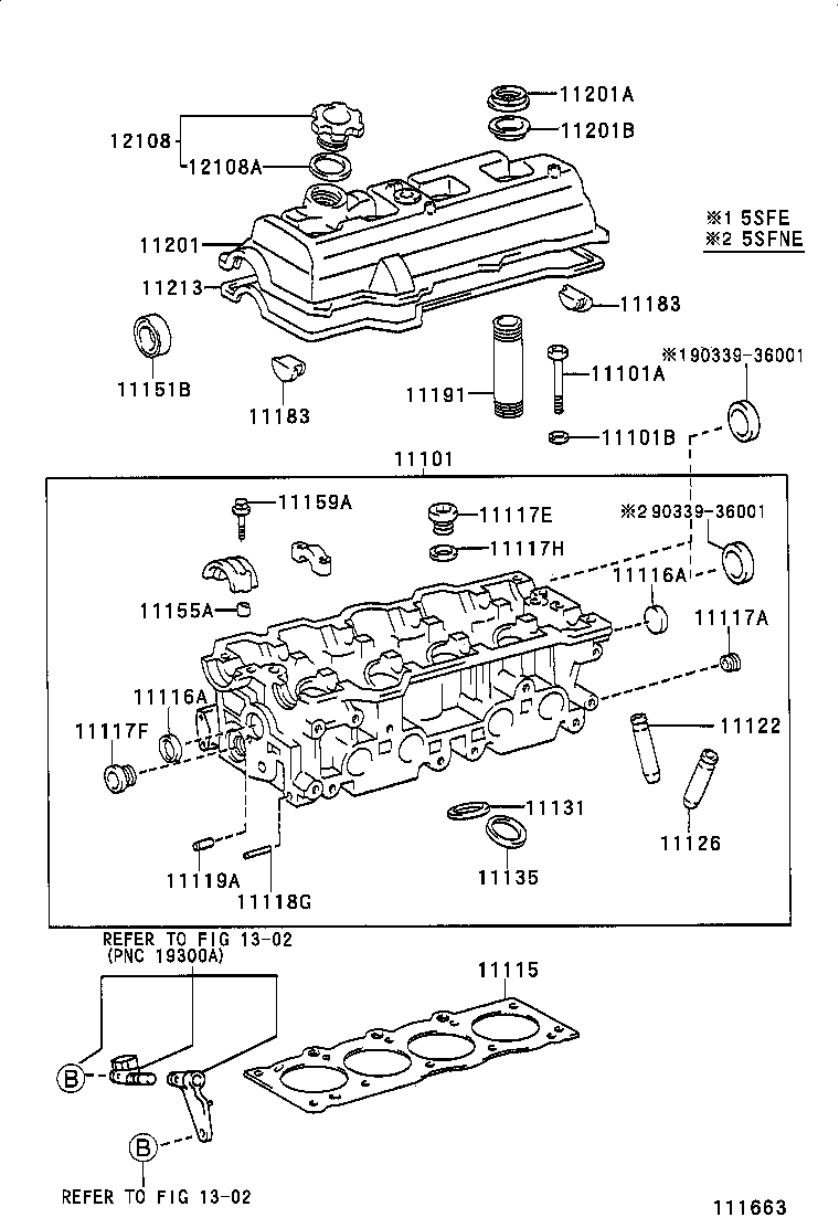 11116-20040 GASKET, CYLINDER HEAD, NO.2 product image