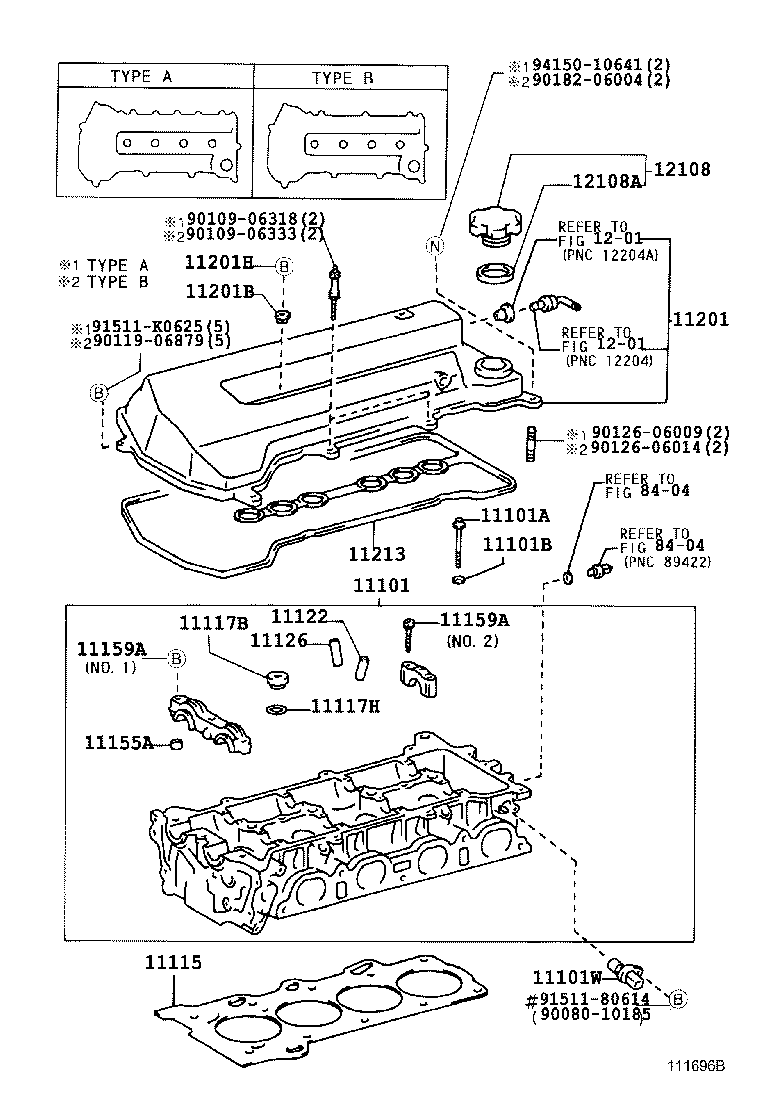 Toyota 12180-0D010 CAP SUB-ASSY, OIL FILLER