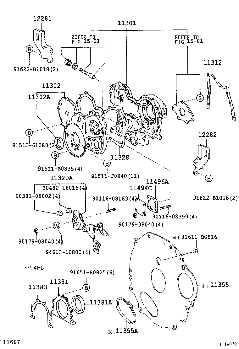 11308-78461 HOUSING, FLYWHEEL product image