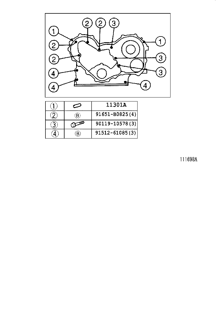 11308-78461 HOUSING, FLYWHEEL product image