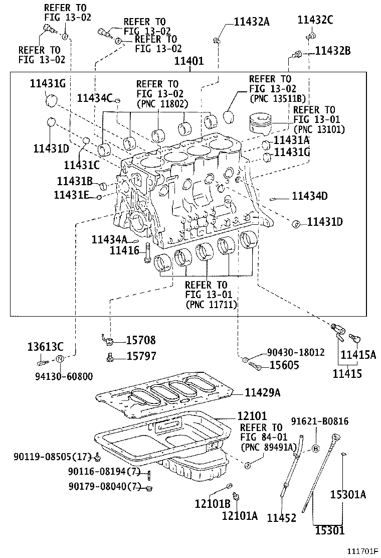 12101-78060 PAN SUB-ASSY, OIL, NO.2 product image