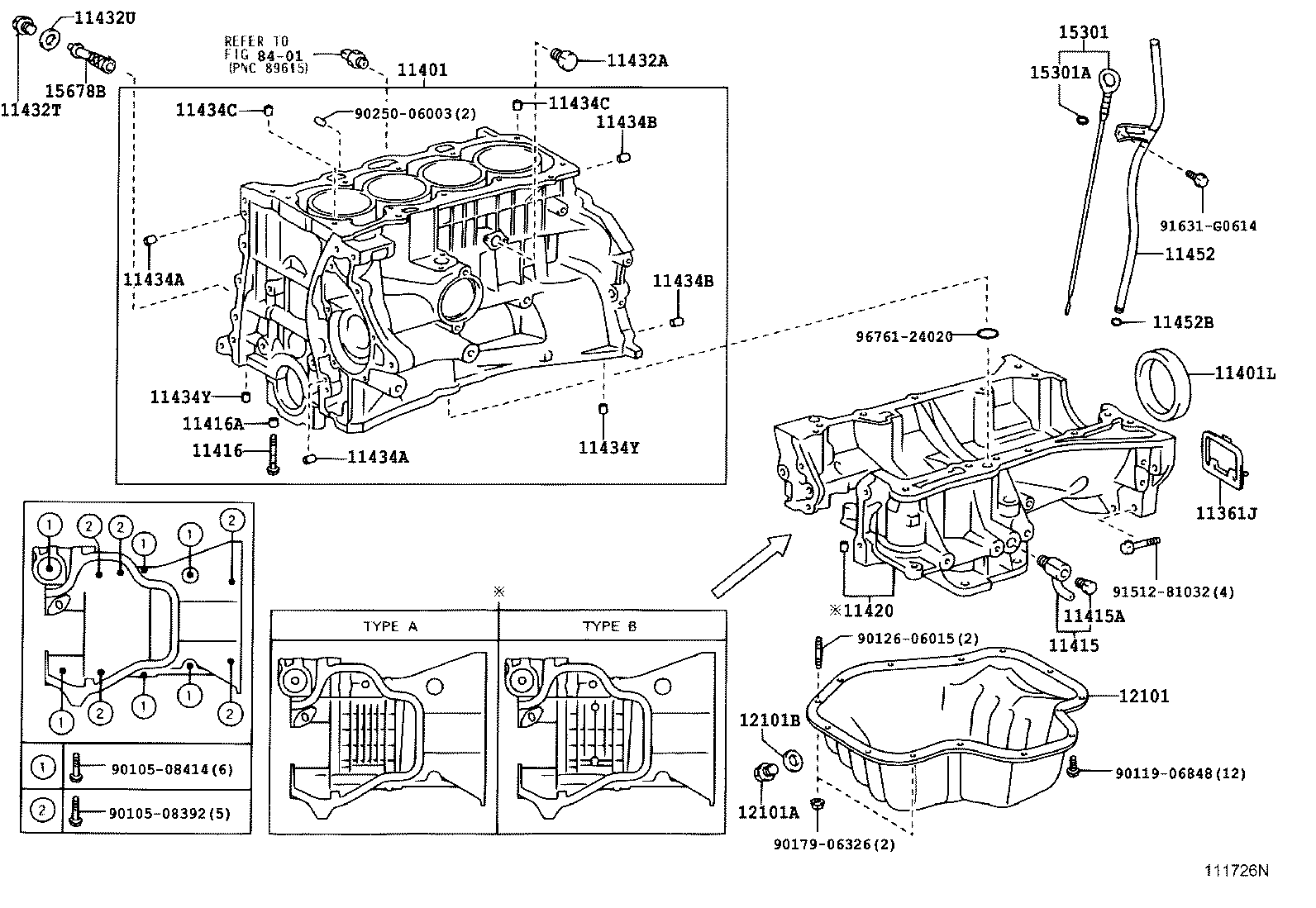 Toyota 12101-28050 PAN SUB-ASSY, OIL