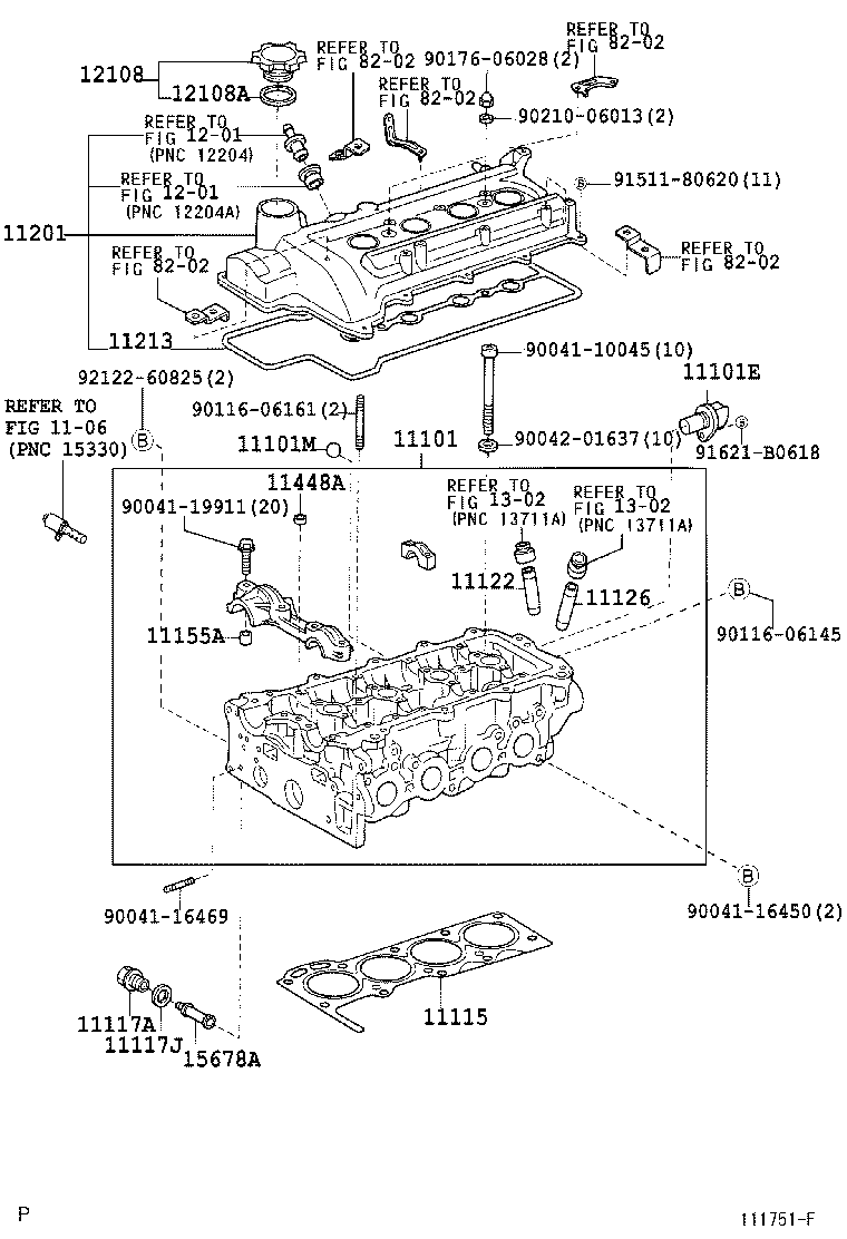 11201-97404 COVER SUB-ASSY, CYLINDER HEAD product image