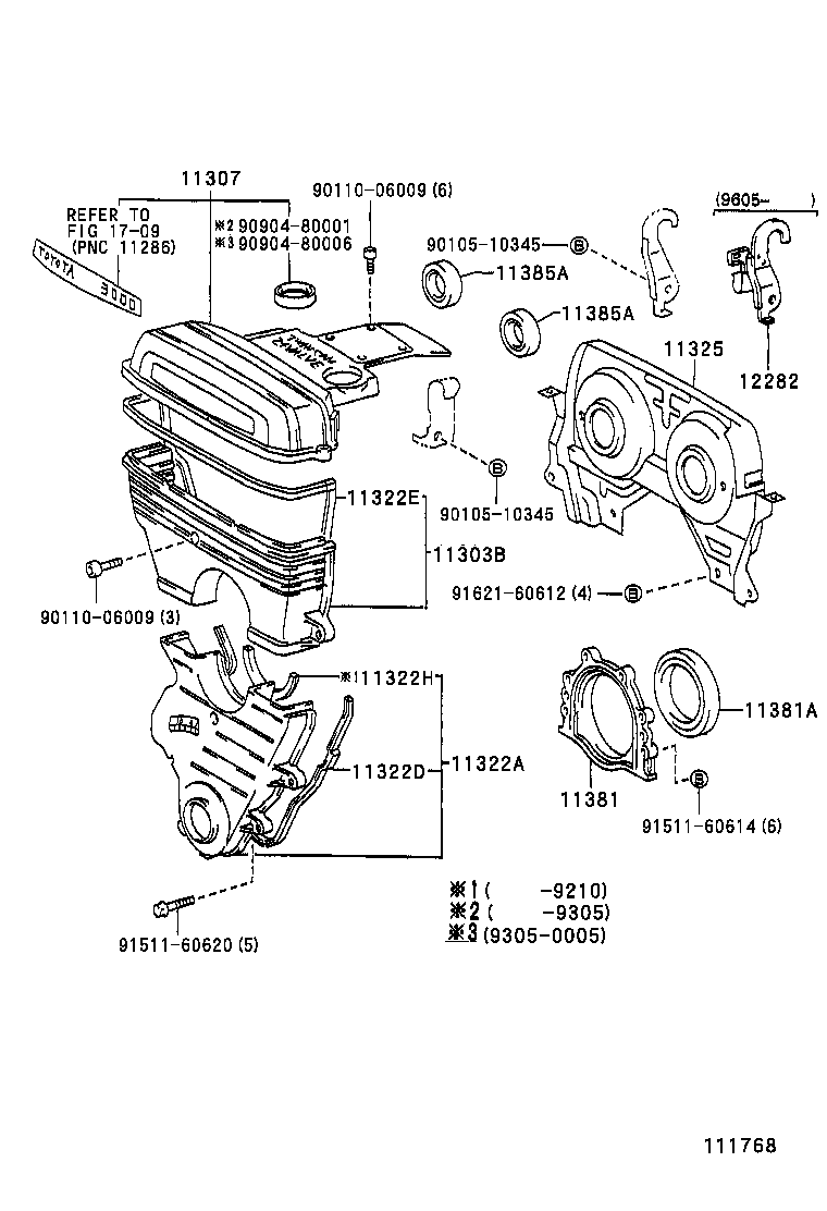 11319-46010 GASKET, TIMING BELT COVER, NO.3 product image