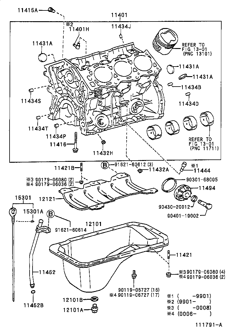 11401-69875 BLOCK SUB-ASSY, CYLINDER product image