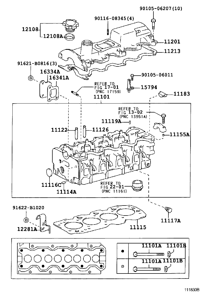11201-64210 COVER SUB-ASSY, CYLINDER HEAD product image