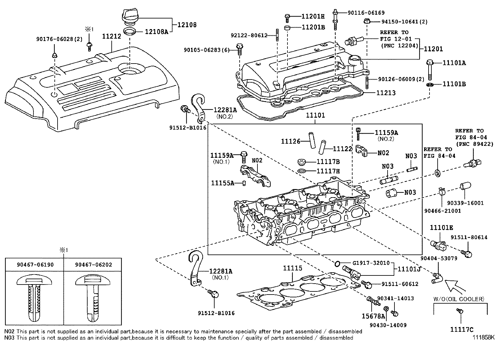 11101-22091 HEAD SUB-ASSY, CYLINDER product image