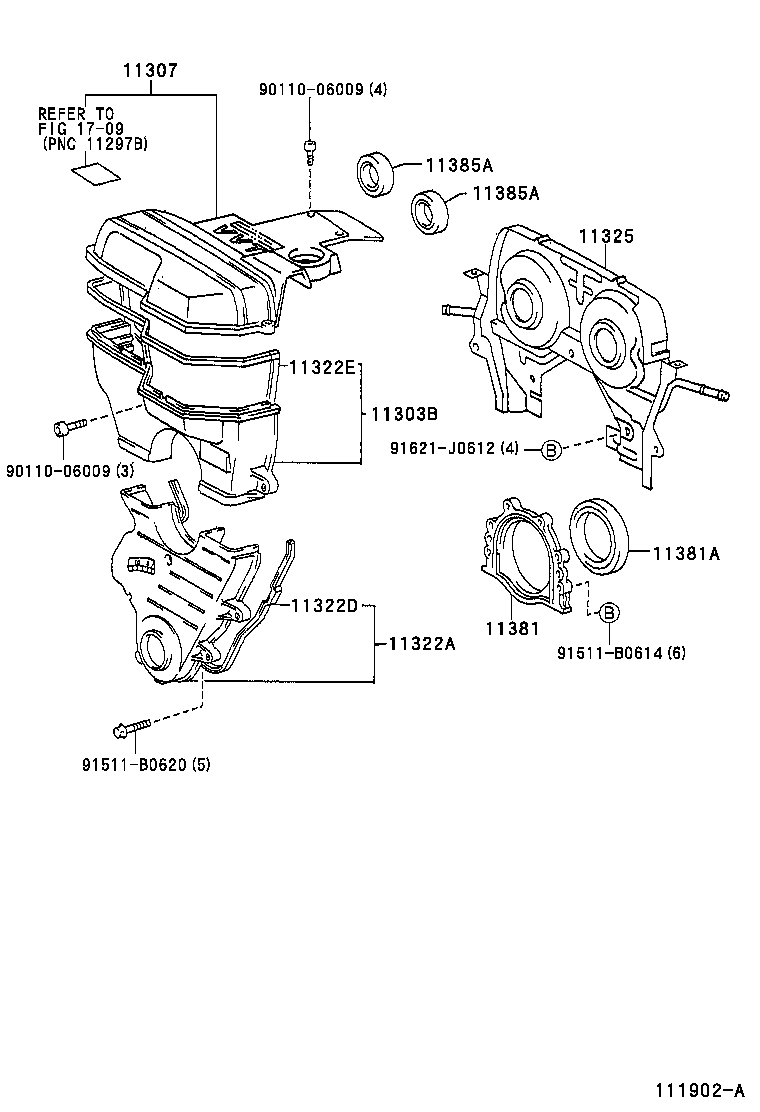 11325-46060 COVER, TIMING BELT, NO.4 product image