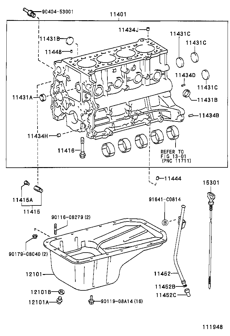 11409-78130 GUIDE, OIL LEVEL GAGE product image