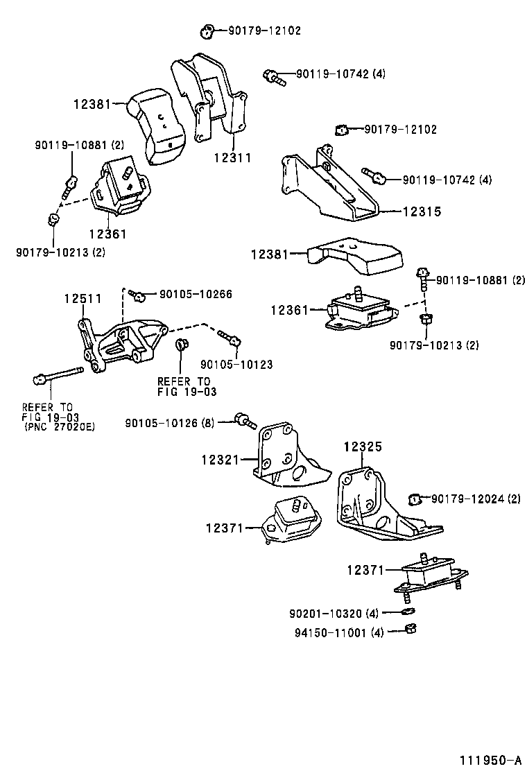 12381-0C060 STABILIZER, ENGINE MOUNTING product image