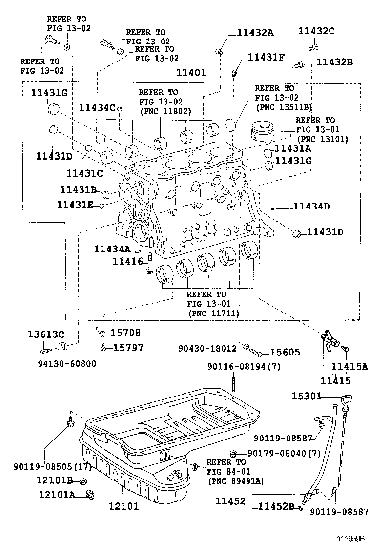11409-78130 GUIDE, OIL LEVEL GAGE product image