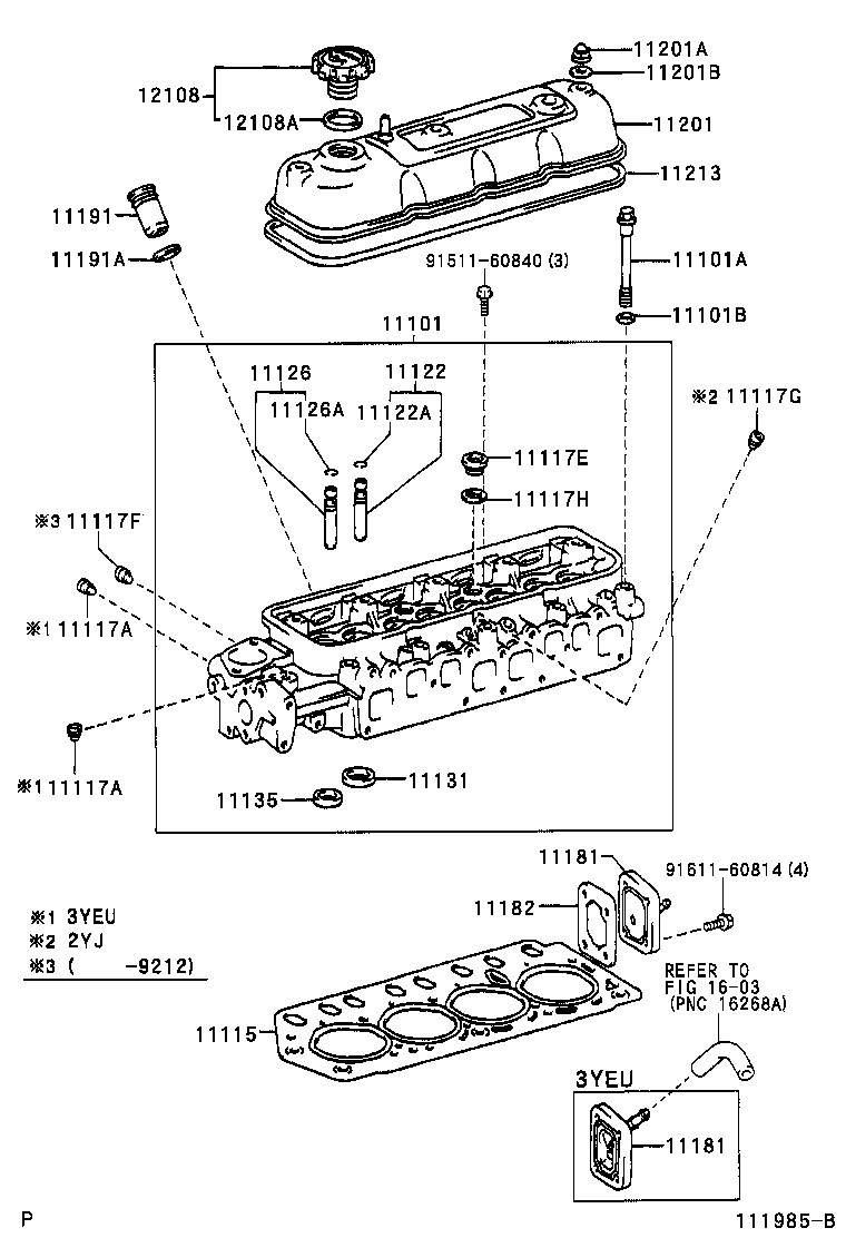 11181-72020 PLATE, CYLINDER HEAD, REAR product image