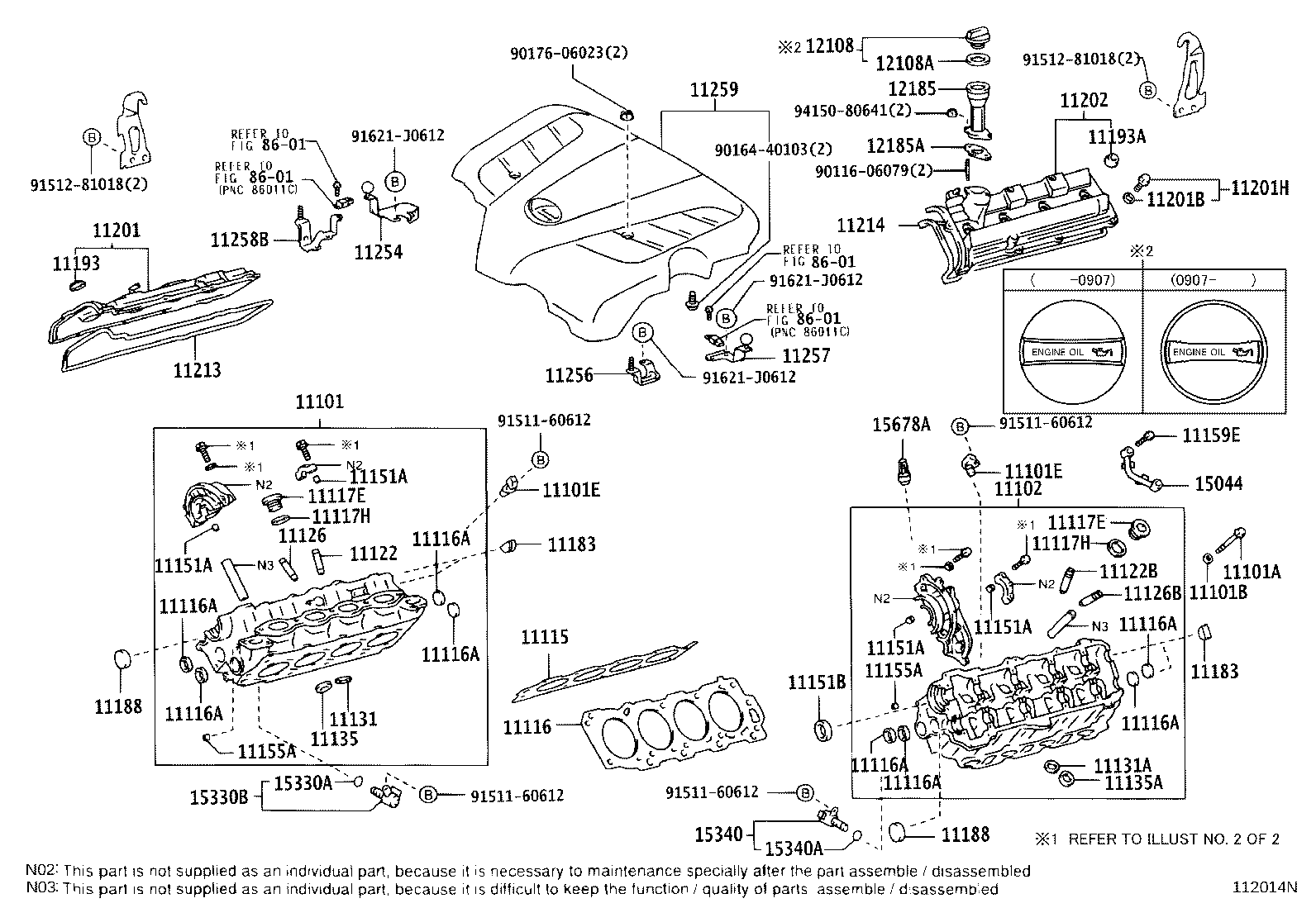 11101-59158 HEAD SUB-ASSY, CYLINDER product image