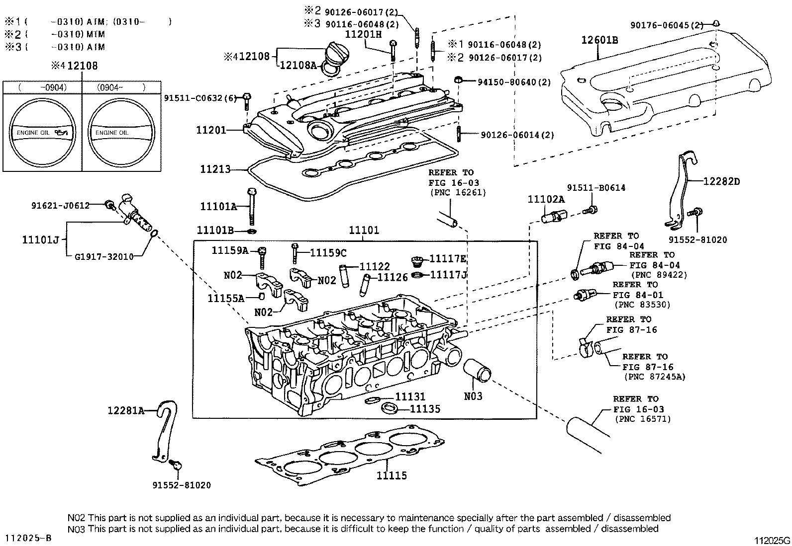 11101-27040 HEAD SUB-ASSY, CYLINDER product image