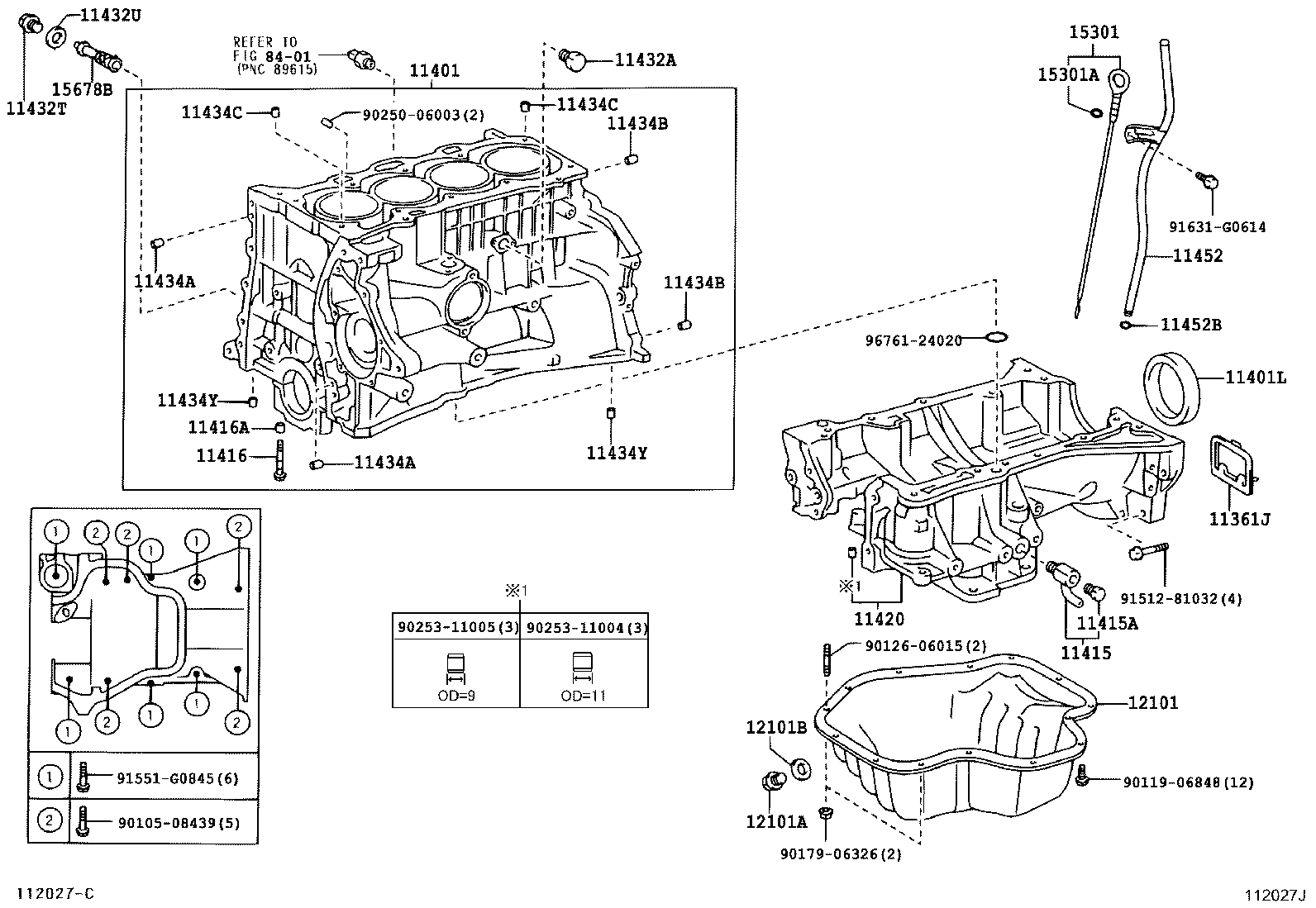 12101-27010 PAN SUB-ASSY, OIL product image