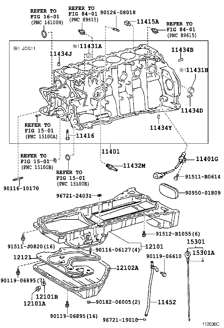 11401-49706 BLOCK SUB-ASSY, CYLINDER product image