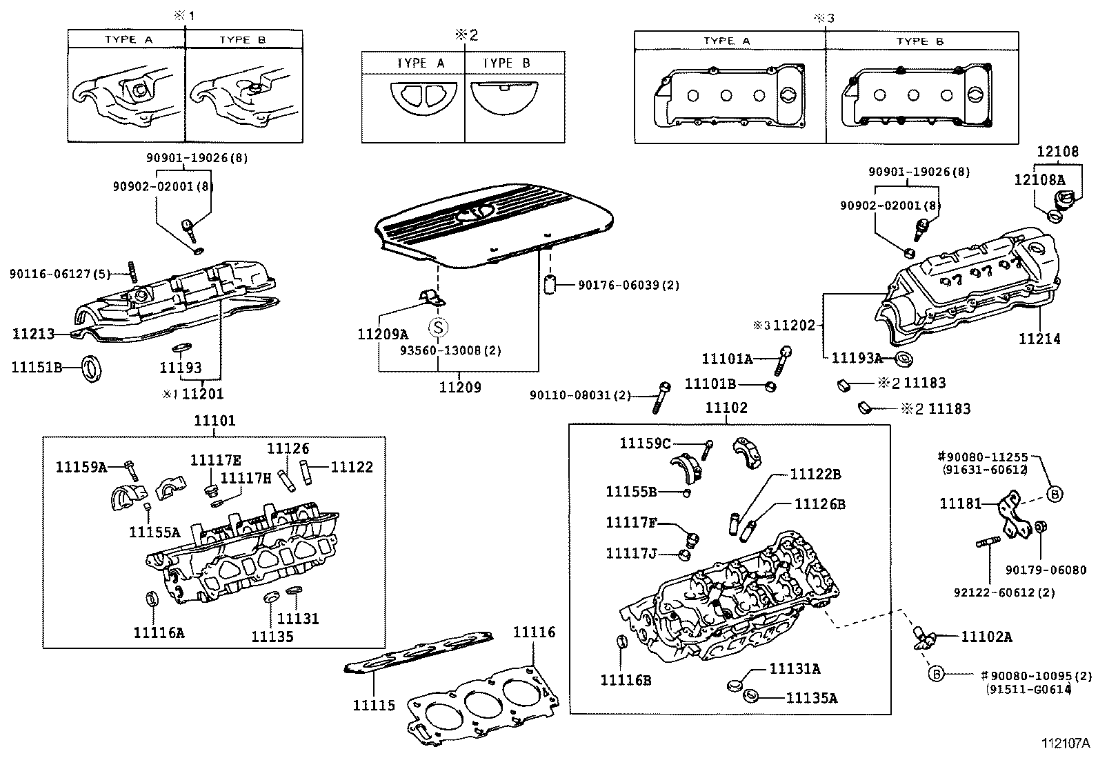 Toyota 11181-20030 PLATE, CYLINDER HEAD, REAR