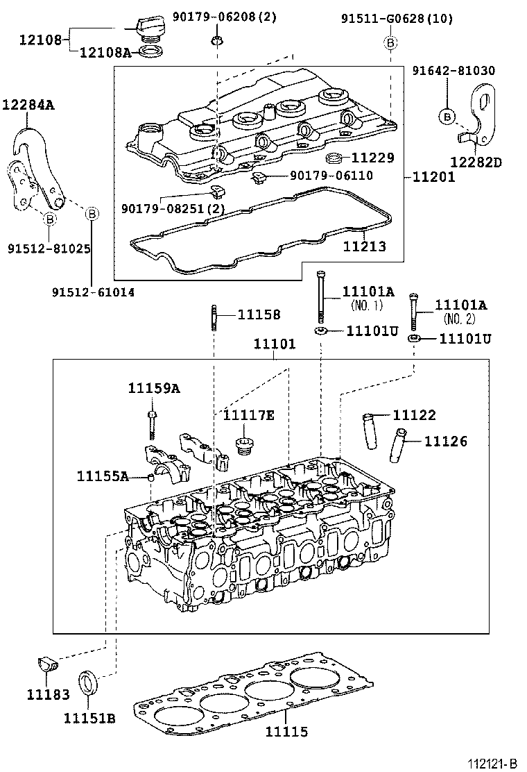 11101-0L050 HEAD SUB-ASSY, CYLINDER product image