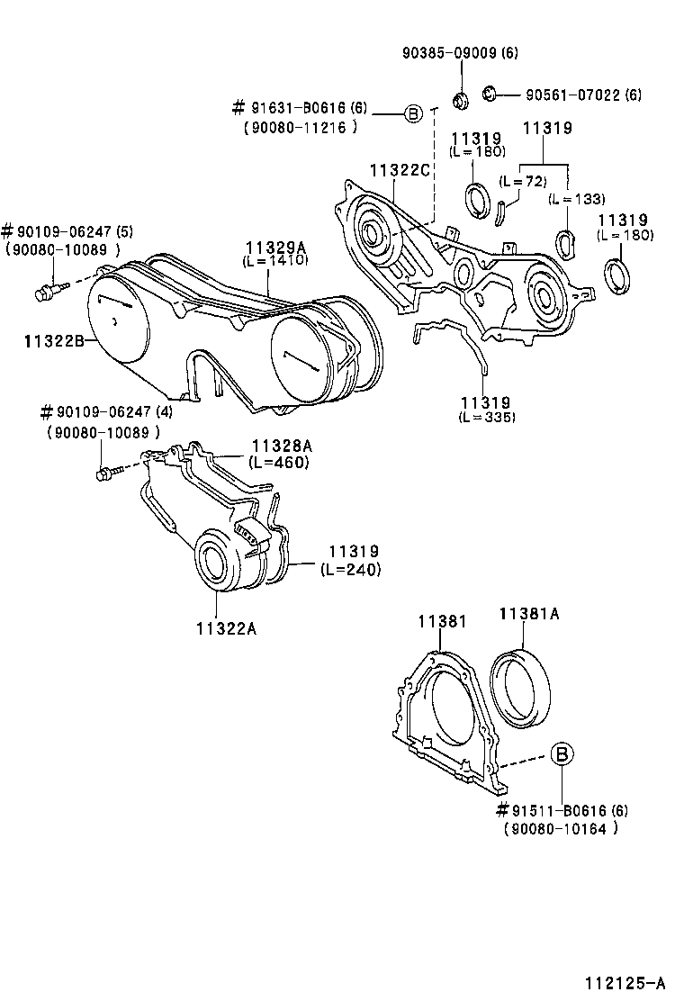 90080-31072 SEAL, OIL(FOR TIMING GEAR CASE OR TIMING CHAIN CASE) product image