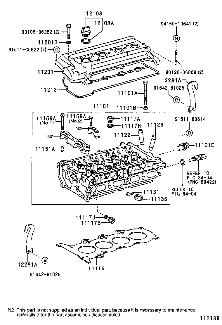 11213-0D020 GASKET, CYLINDER HEAD COVER product image