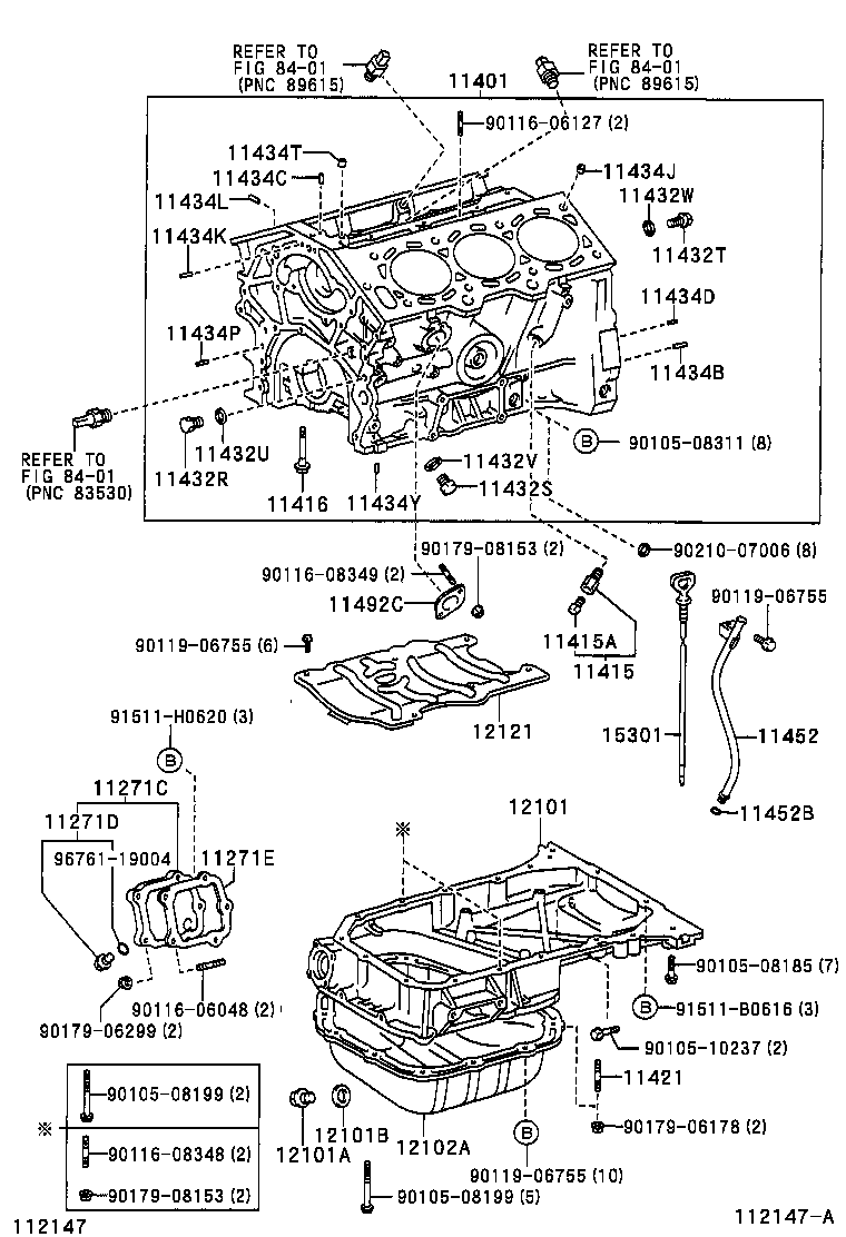 11401-29556 BLOCK SUB-ASSY, CYLINDER product image