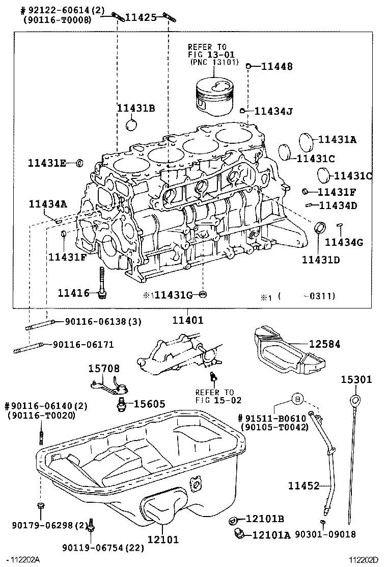 12101-05040 PAN SUB-ASSY, OIL product image
