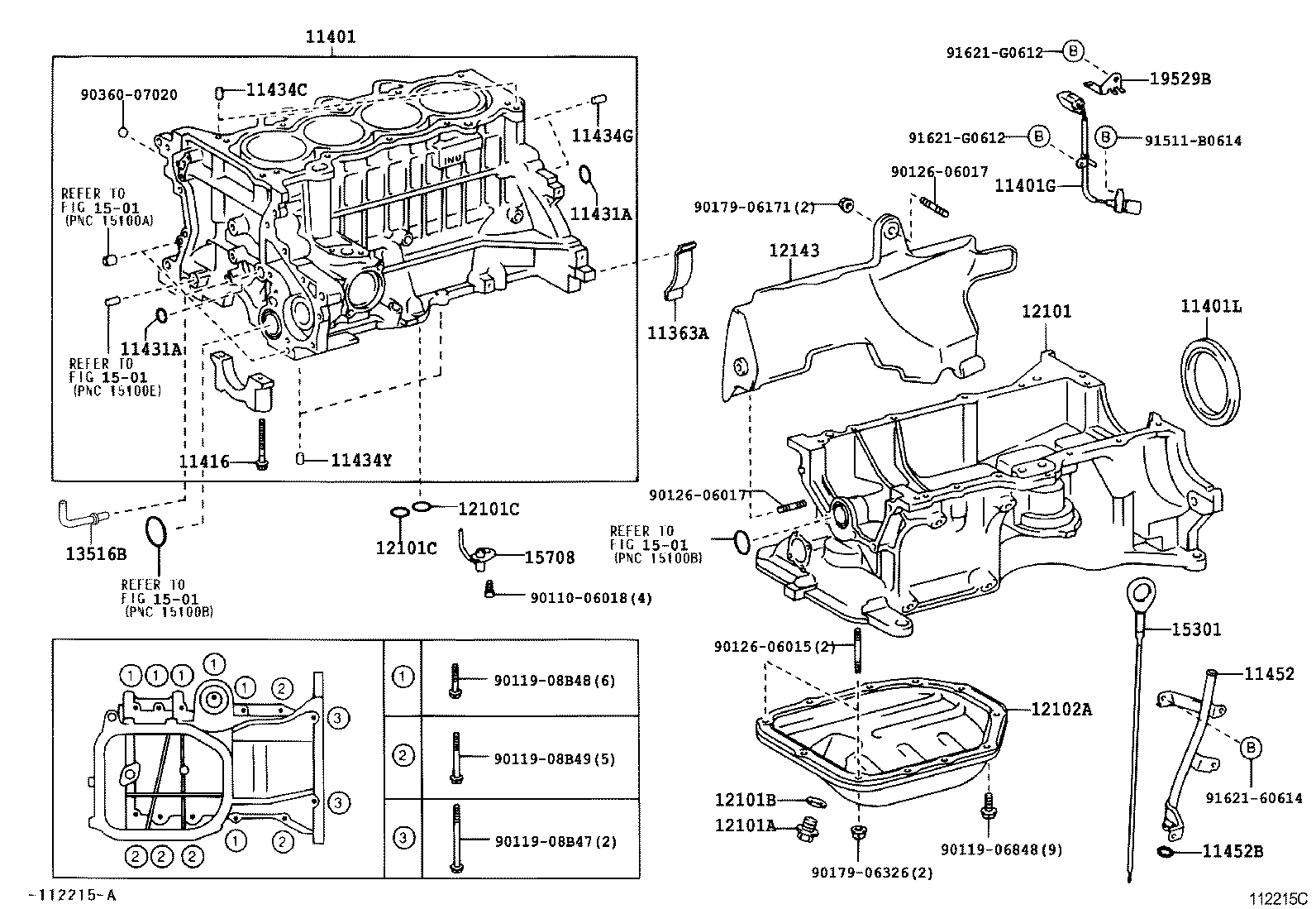 11401-39716 BLOCK SUB-ASSY, CYLINDER product image