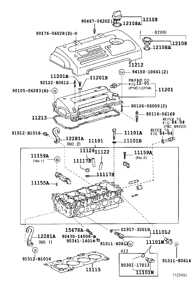 11101-22071 HEAD SUB-ASSY, CYLINDER product image