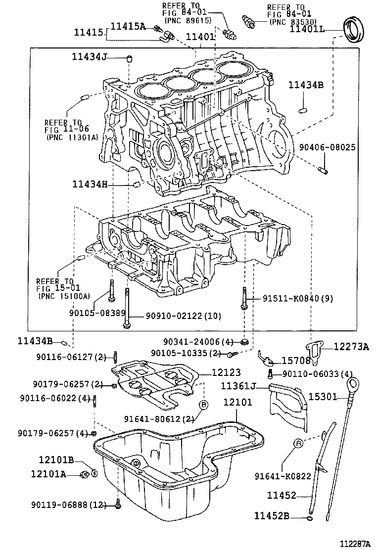 15301-0D011 GAGE SUB-ASSY, OIL LEVEL product image