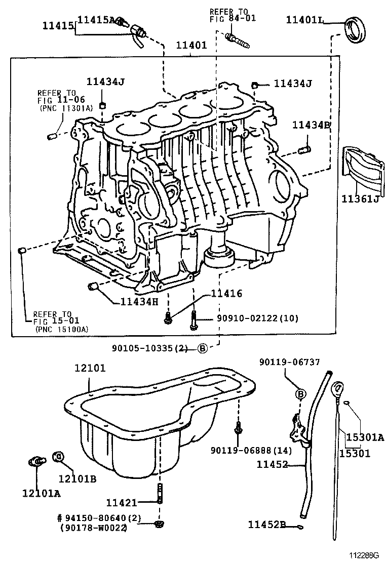 15301-0D011 GAGE SUB-ASSY, OIL LEVEL product image