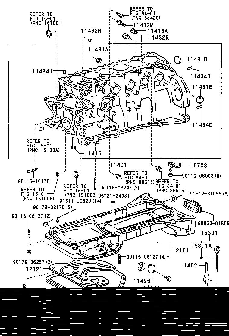 11401-49688 BLOCK SUB-ASSY, CYLINDER product image