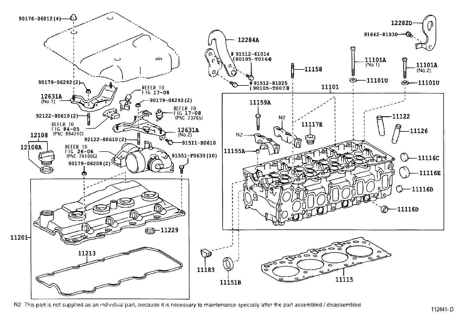 11101-05040 HEAD SUB-ASSY, CYLINDER product image