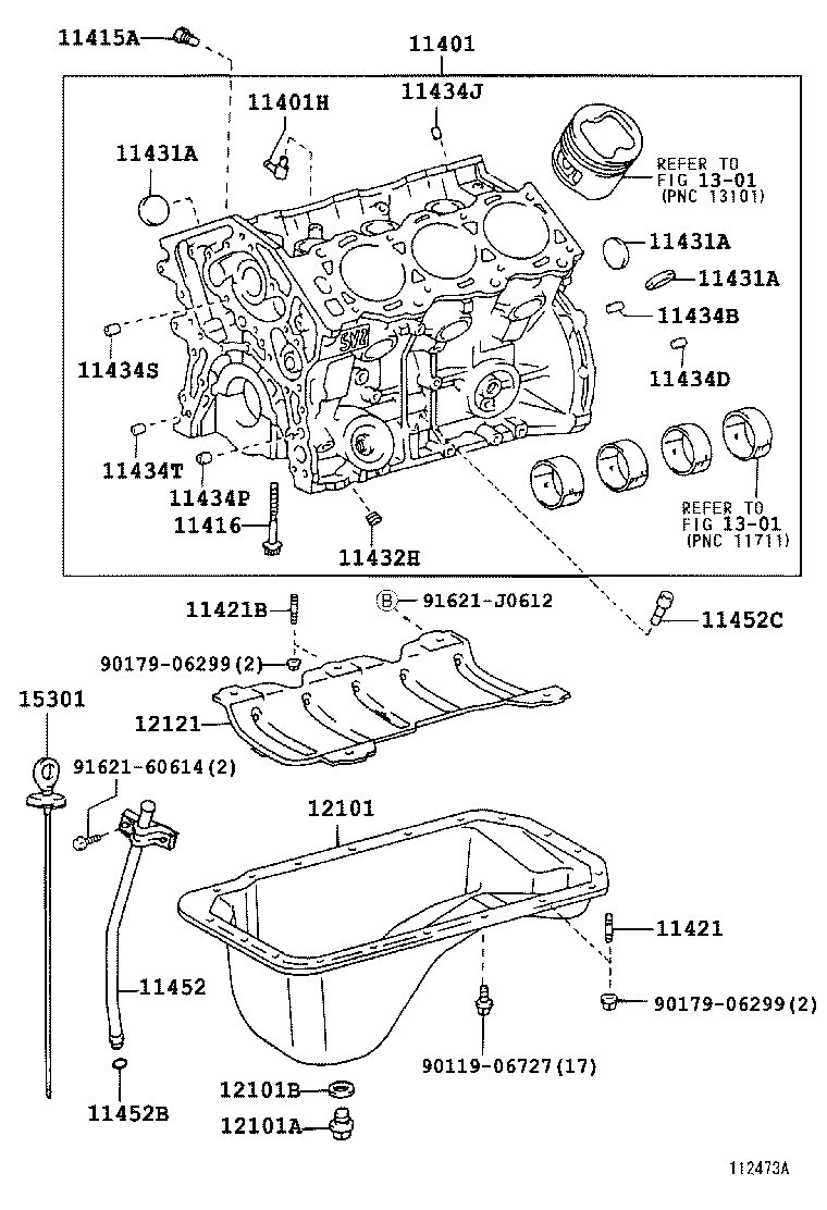 12101-05040 PAN SUB-ASSY, OIL product image