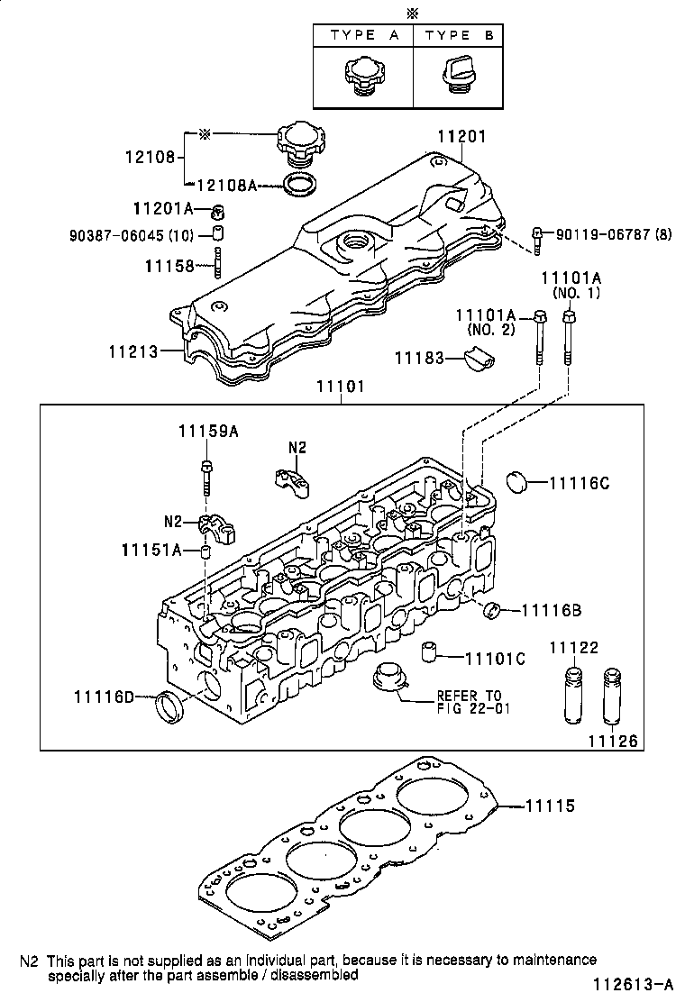 11101-05020 HEAD SUB-ASSY, CYLINDER product image