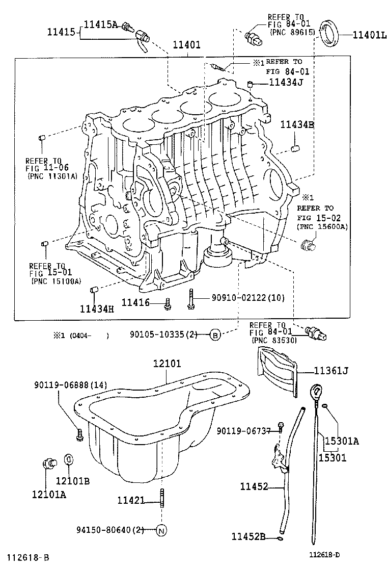 90080-10199 BOLT(FOR CRANKSHAFT BEARING CAP SET) product image