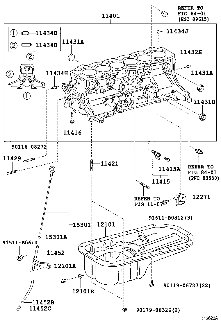 11401-49688 BLOCK SUB-ASSY, CYLINDER product image